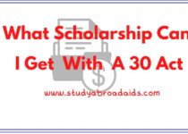 31 act score scholarships