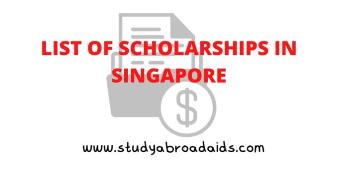 List of scholarships in singapore : scholarship in singapore for international students